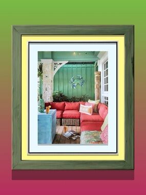 Coastal Red Sectional Art Print